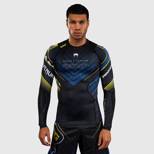 Venum x TEKKEN 8 Long Sleeve Rash Guard King Black/Yellow - The Fight Club