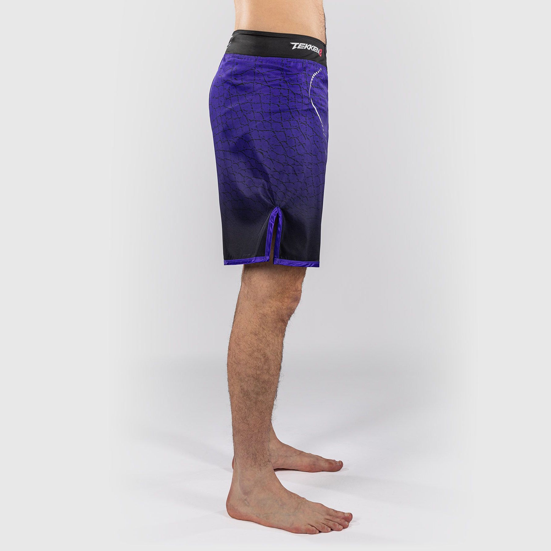 Venum x TEKKEN 8 Fight Shorts Kazuya Black/Purple - The Fight Club