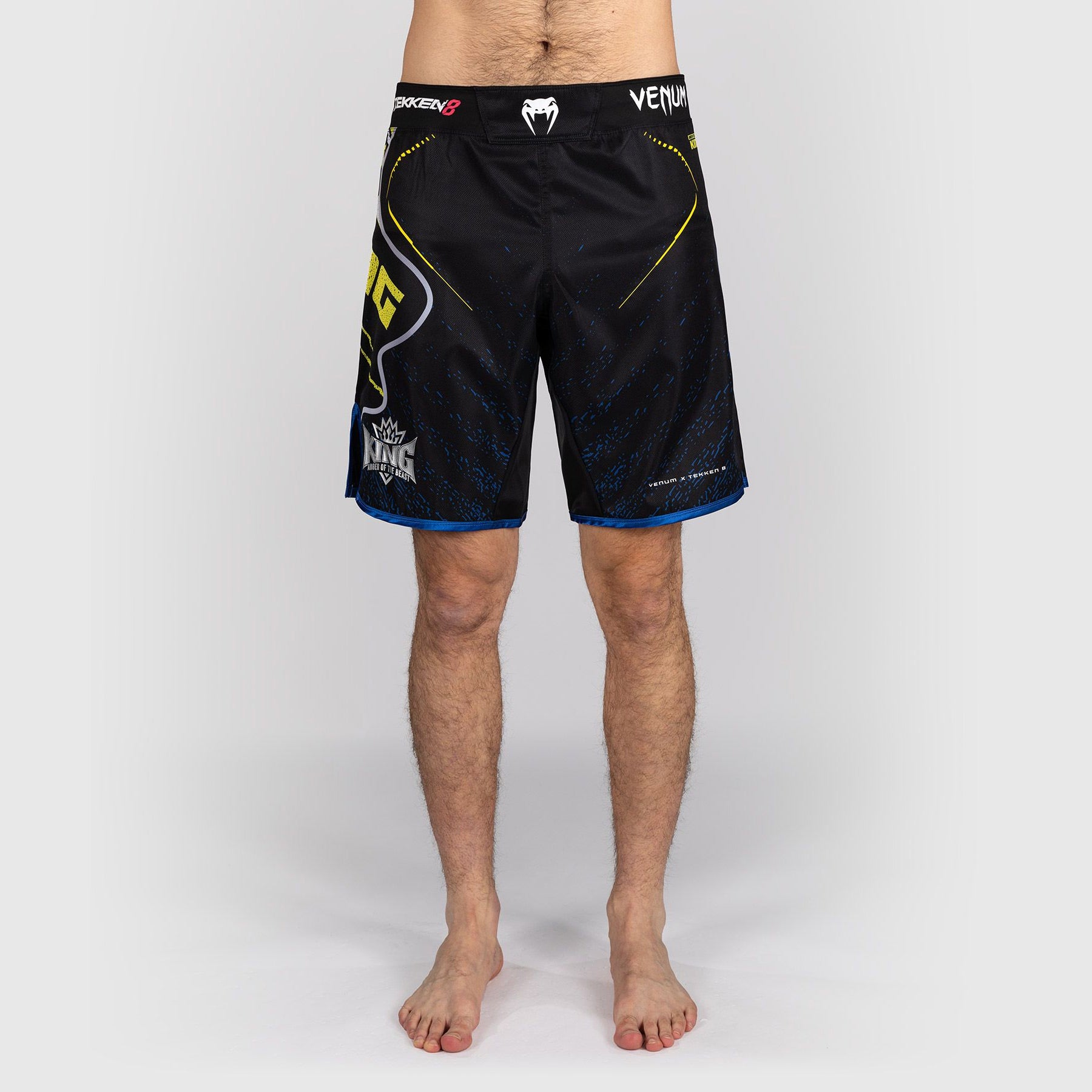 Venum x TEKKEN 8 Fight Shorts King Black/Yellow - The Fight Club