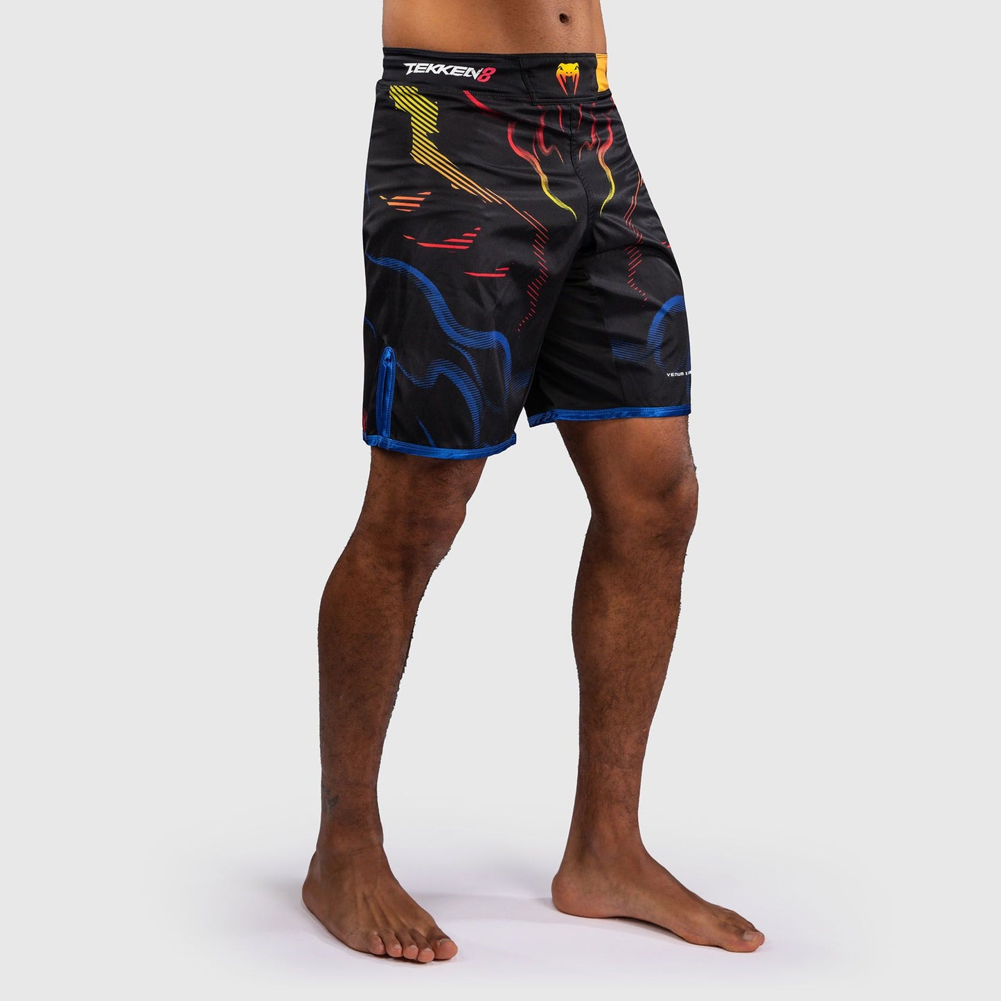 Venum x TEKKEN 8 Fight Shorts Yoshimitsu Black/Orange - The Fight Club