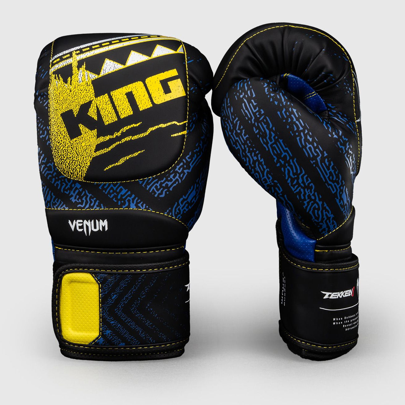 Venum x TEKKEN 8 Boxing Gloves King Black/Yellow - The Fight Club