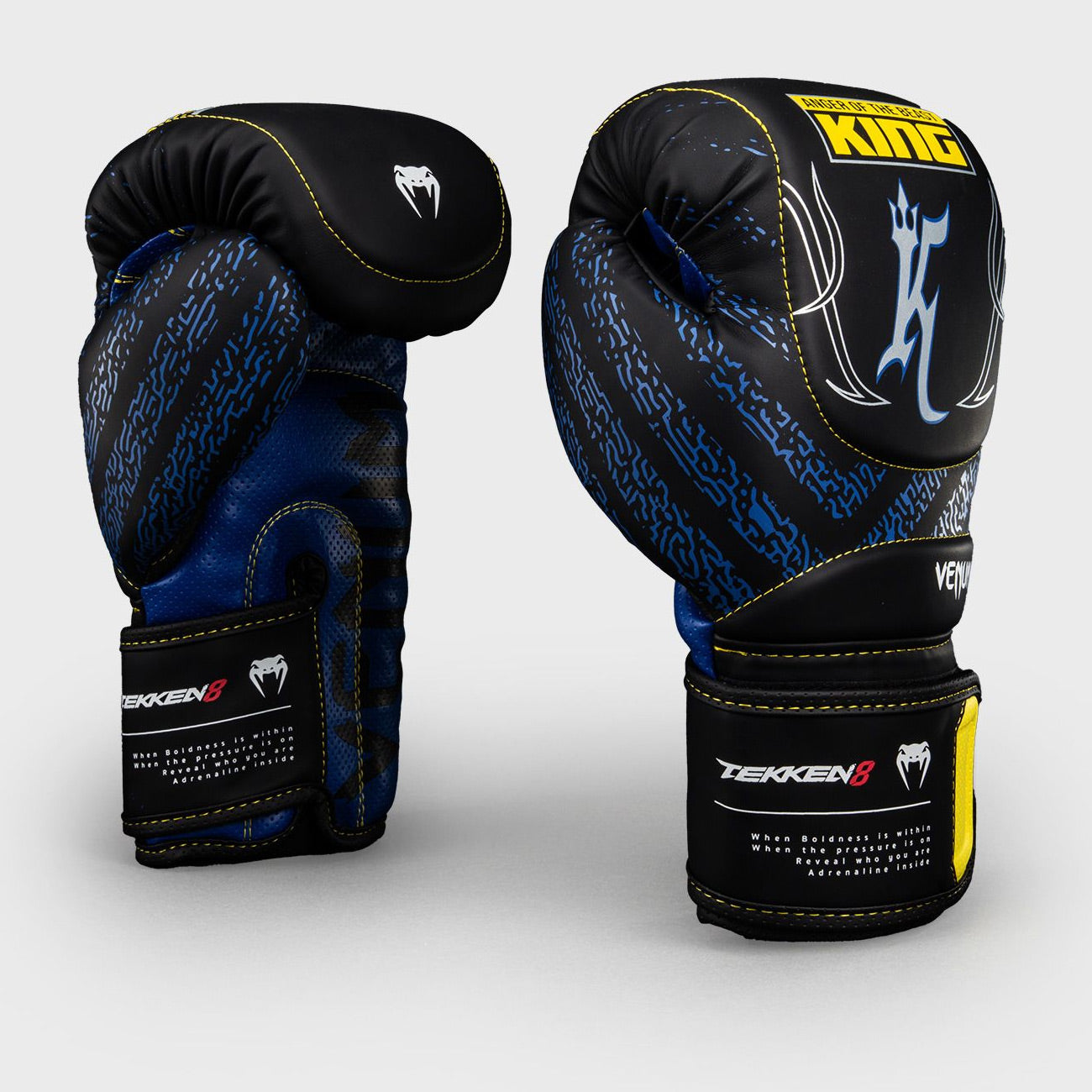 Venum x TEKKEN 8 Boxing Gloves King Black/Yellow - The Fight Club