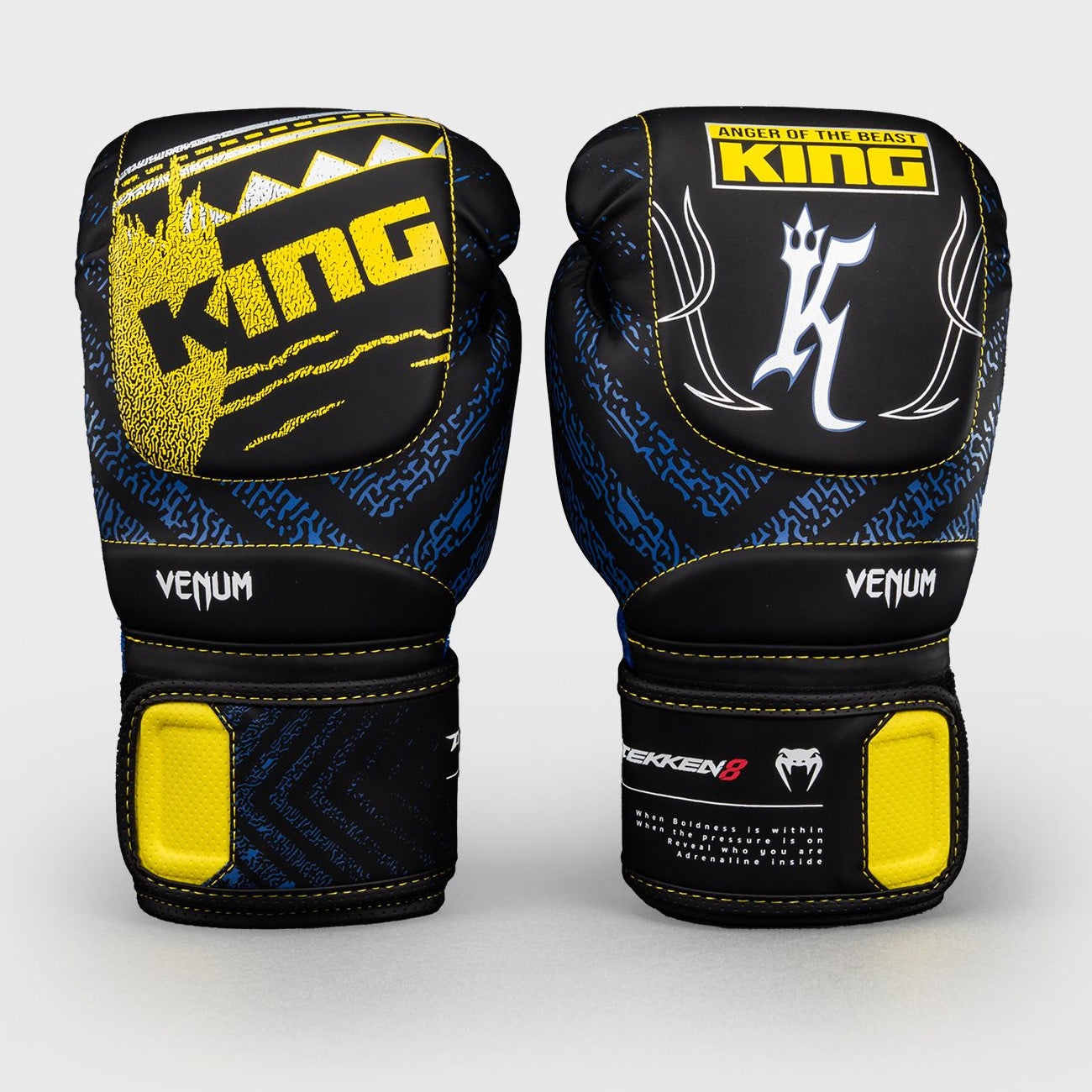 Venum x TEKKEN 8 Boxing Gloves King Black/Yellow - The Fight Club