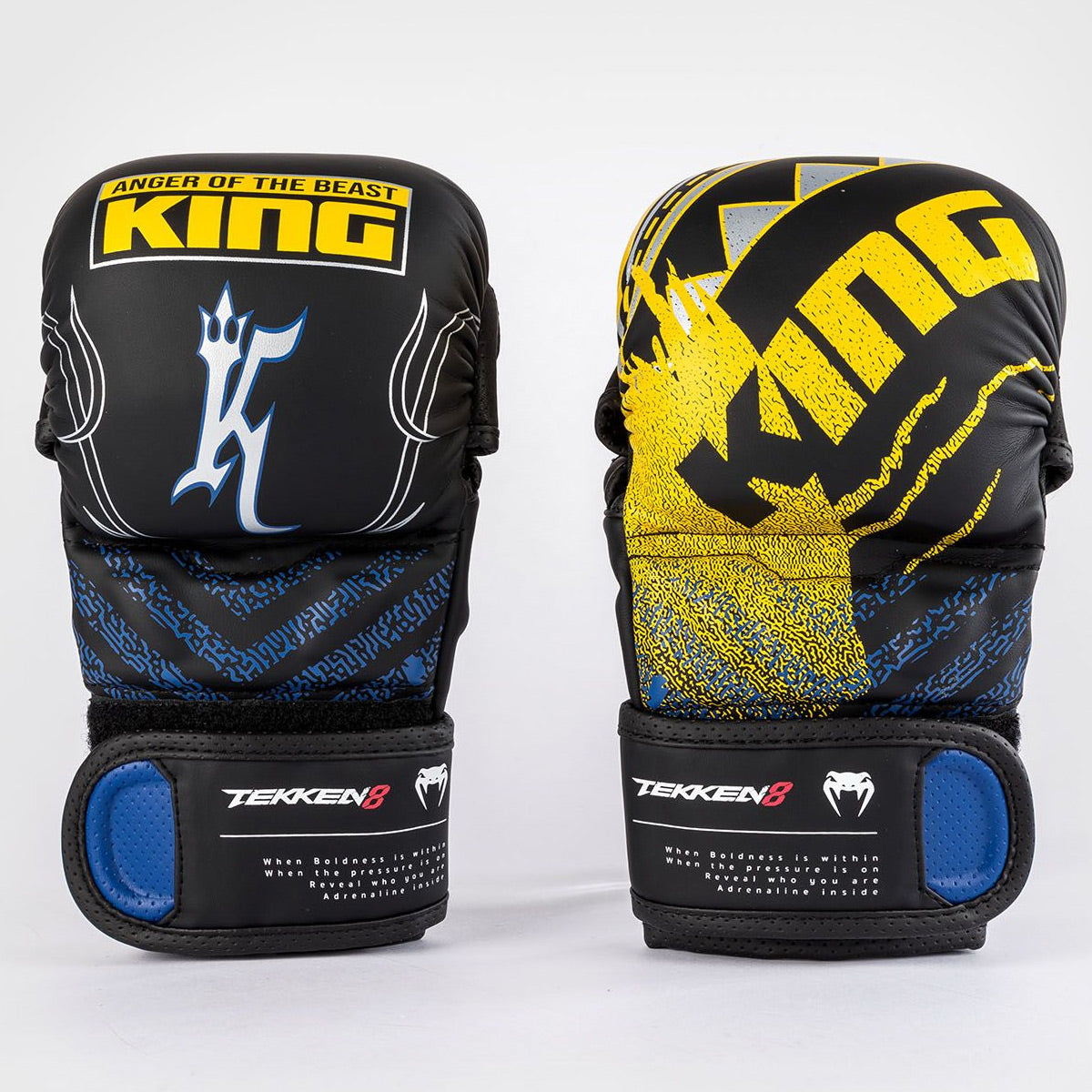 Venum x TEKKEN 8 Sparring Gloves King Black/Yellow - The Fight Club