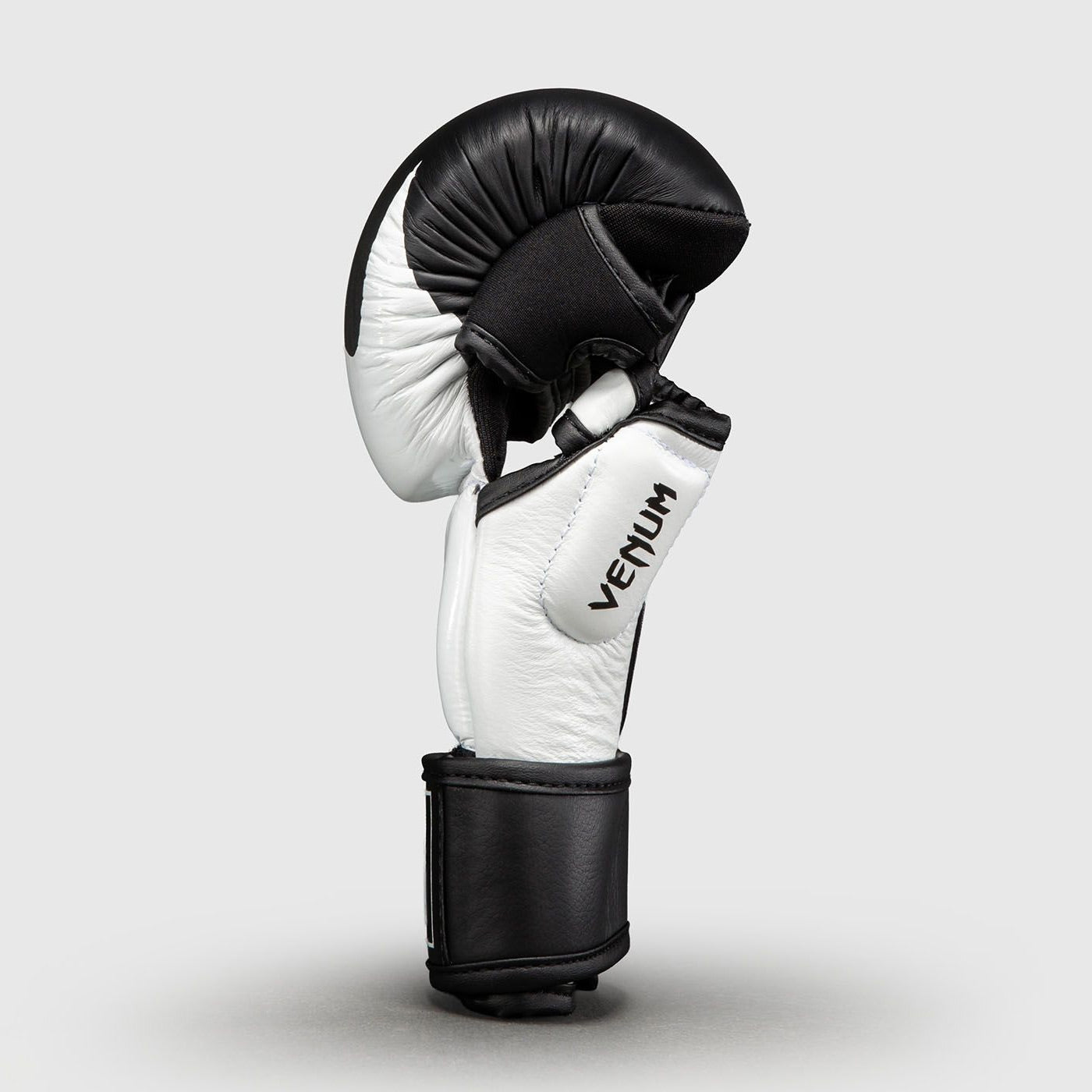 Venum Attack 2.0 Sparring Gloves Leather Black/White - The Fight Club