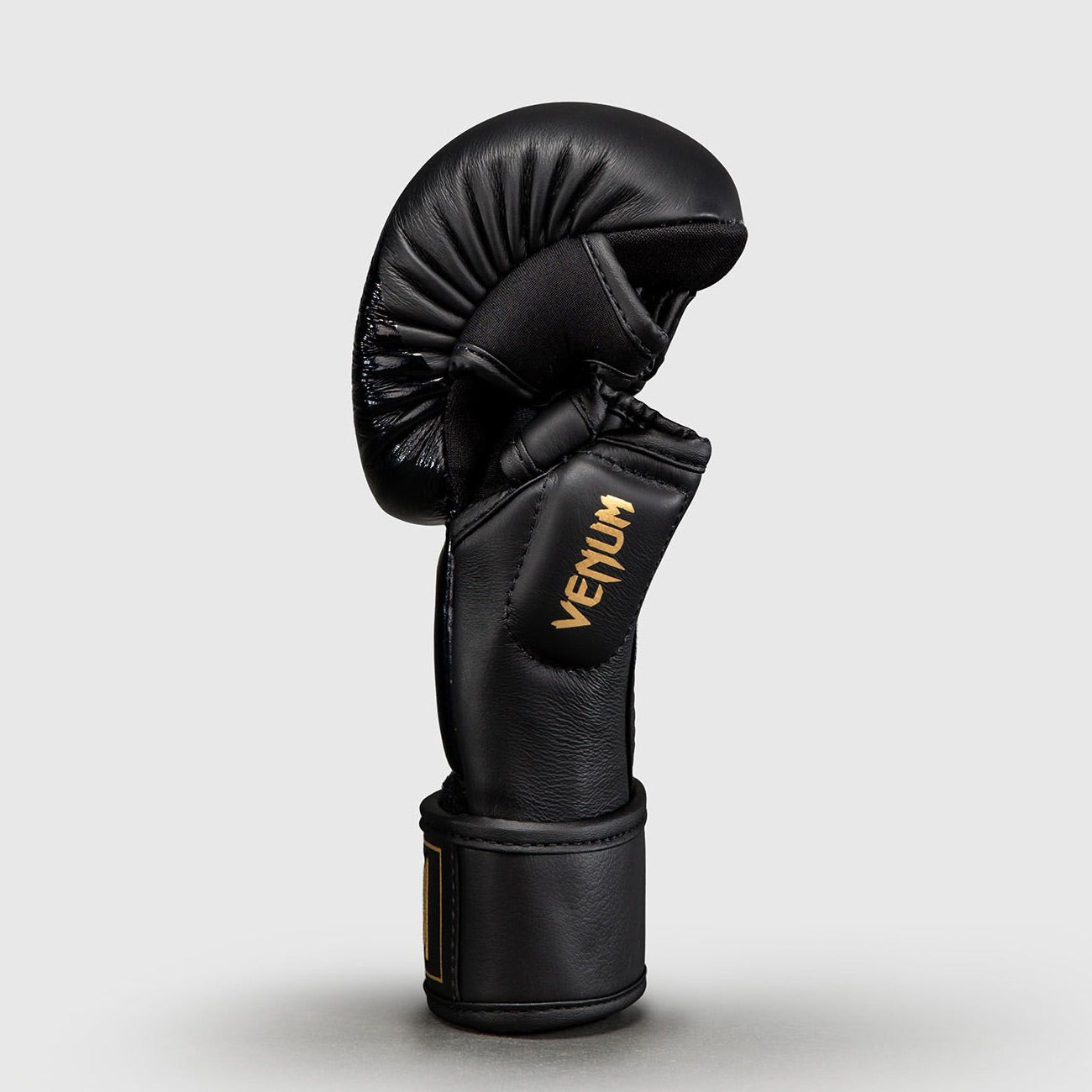 Venum Attack 2.0 Sparring Gloves Leather Black/Gold - The Fight Club