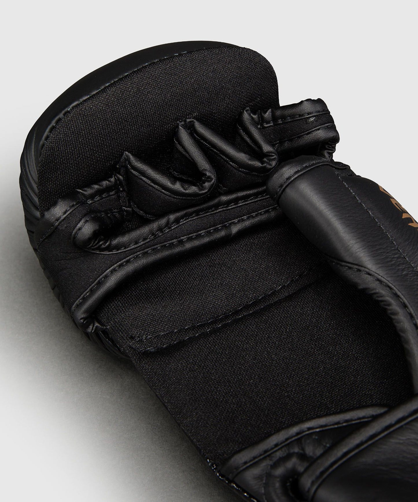 Venum Attack 2.0 Sparring Gloves Leather Black/Gold - The Fight Club