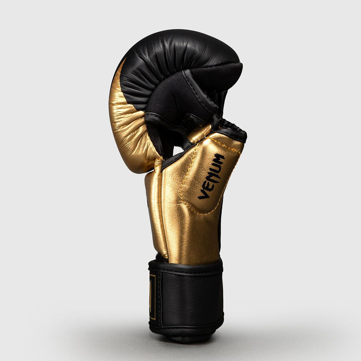 Venum Attack 2.0 Sparring Gloves Leather Gold/Black - The Fight Club