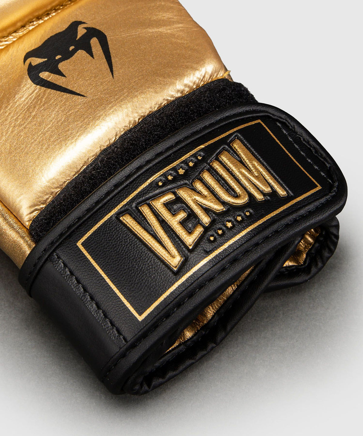 Venum Attack 2.0 Sparring Gloves Leather Gold/Black - The Fight Club