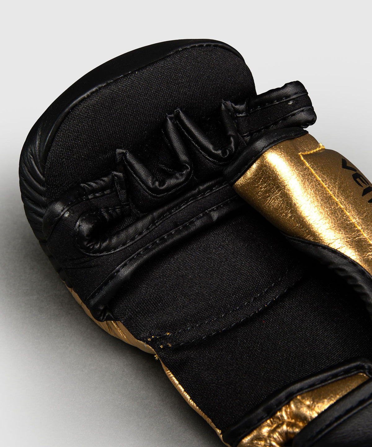 Venum Attack 2.0 Sparring Gloves Leather Gold/Black - The Fight Club