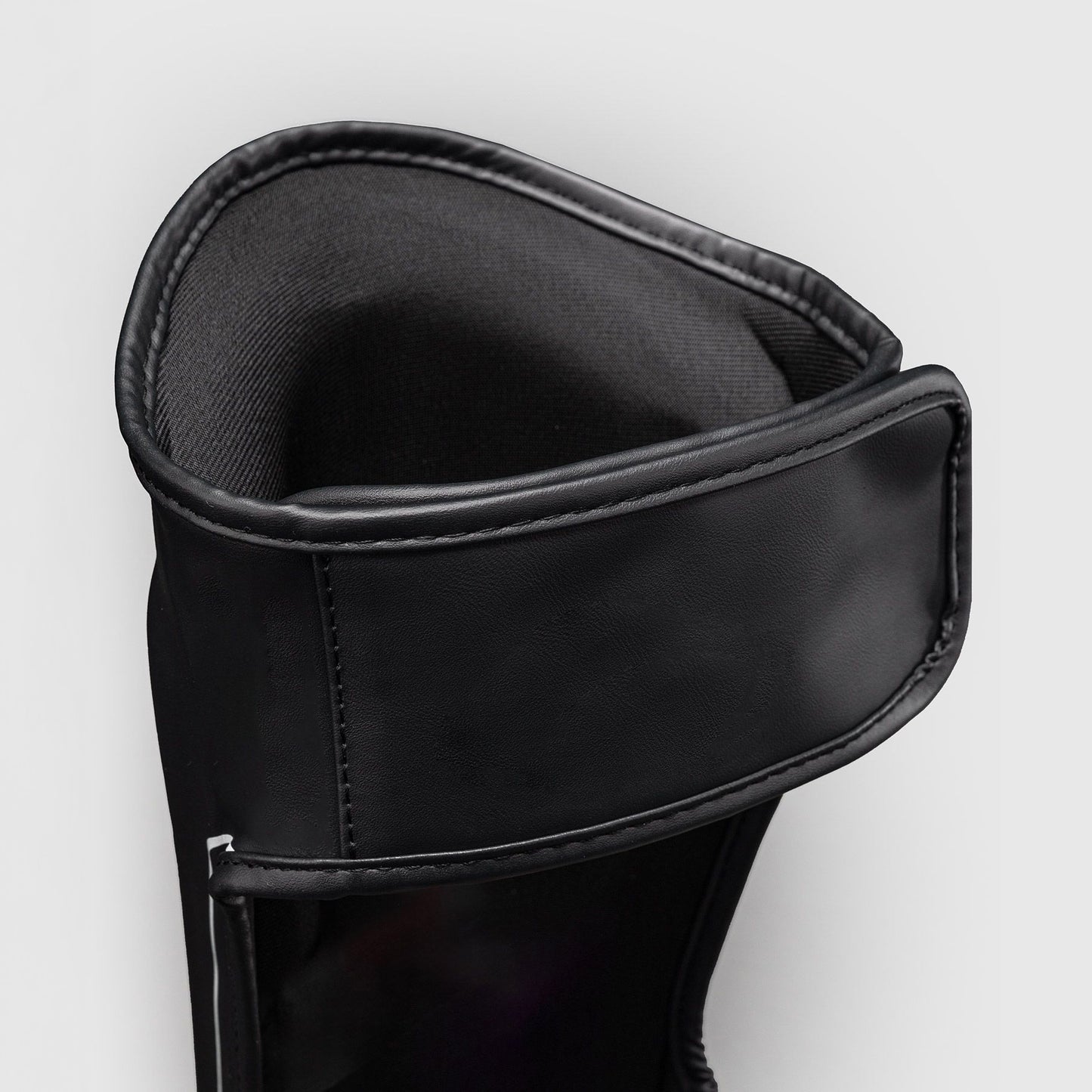 Venum Stealth Shin Guards Black/White - The Fight Club