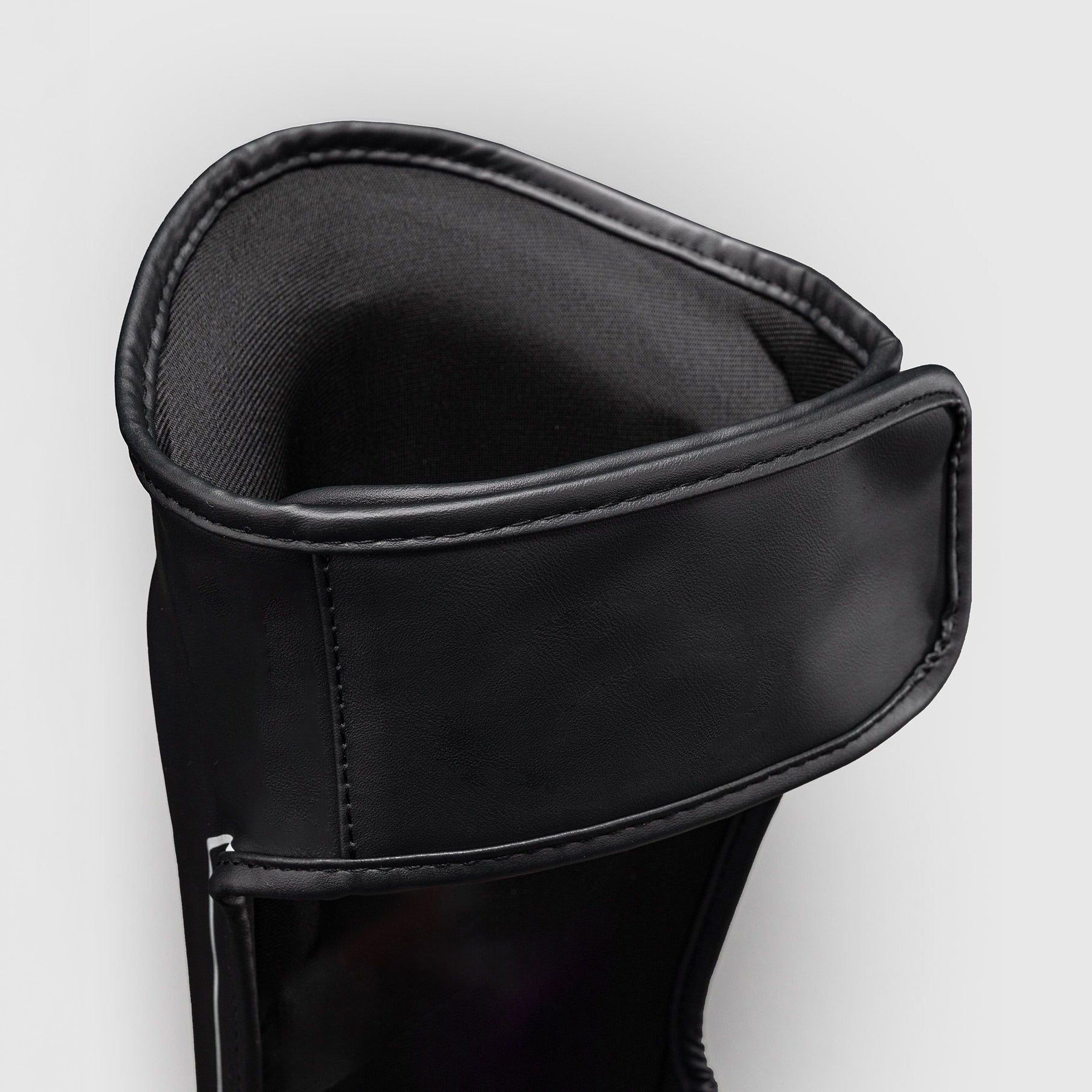 Venum Stealth Shin Guards Black/White - The Fight Club