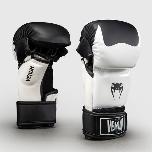 Venum Attack 2.0 Sparring Gloves Black/White - The Fight Club