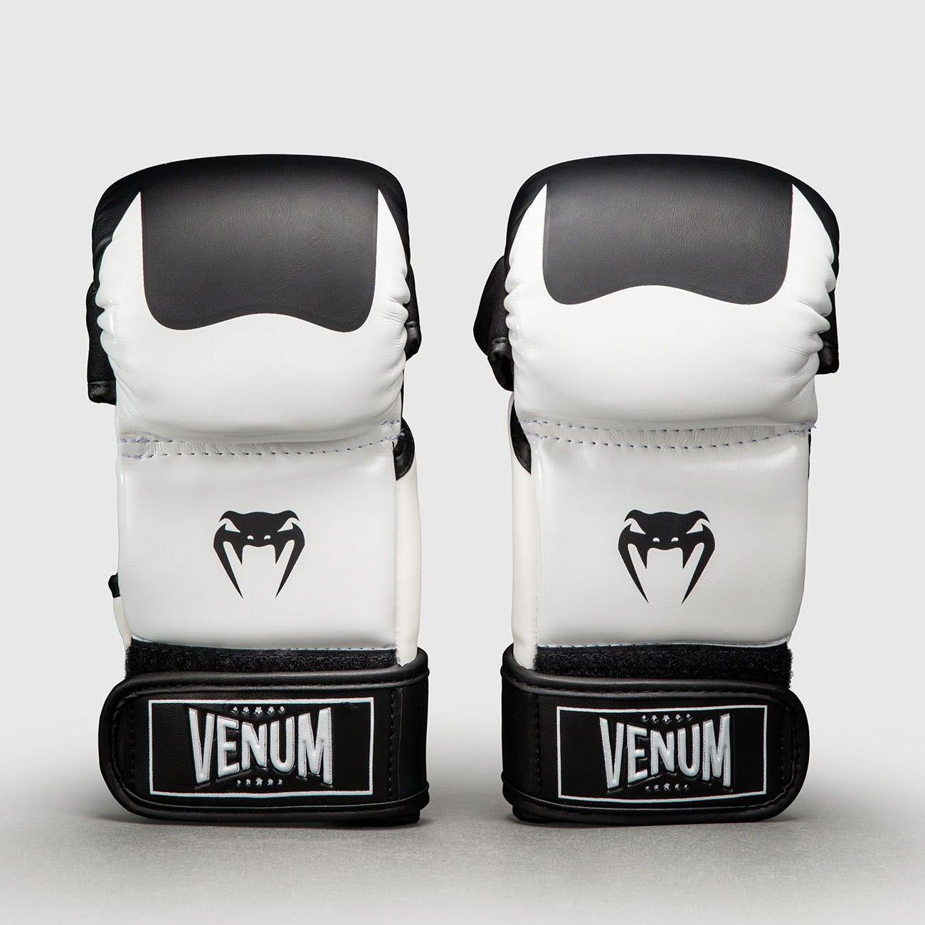 Venum Attack 2.0 Sparring Gloves Black/White - The Fight Club