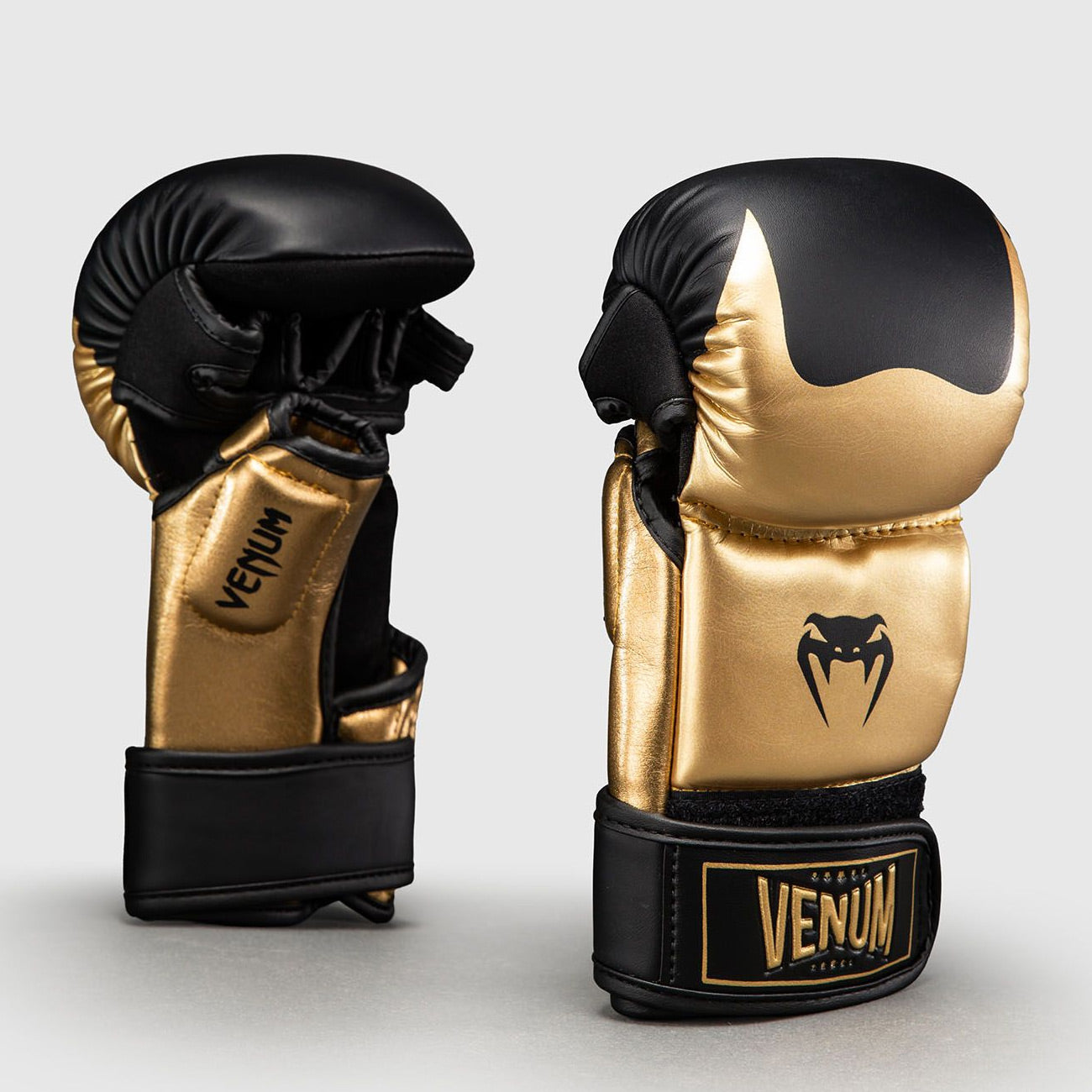 Venum Attack 2.0 Sparring Gloves Gold/Black - The Fight Club