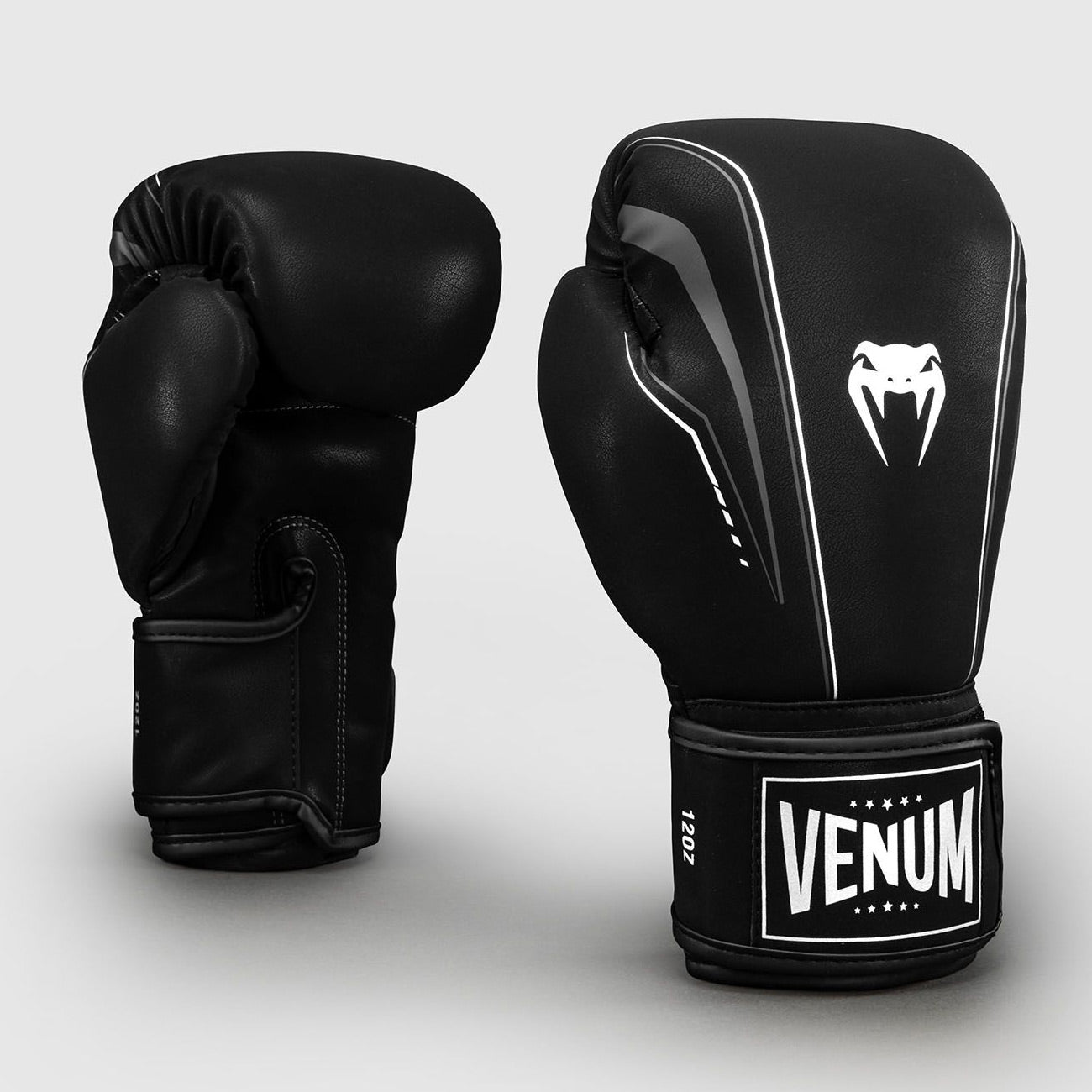 Venum Streamline Boxing Gloves Black/White - The Fight Club