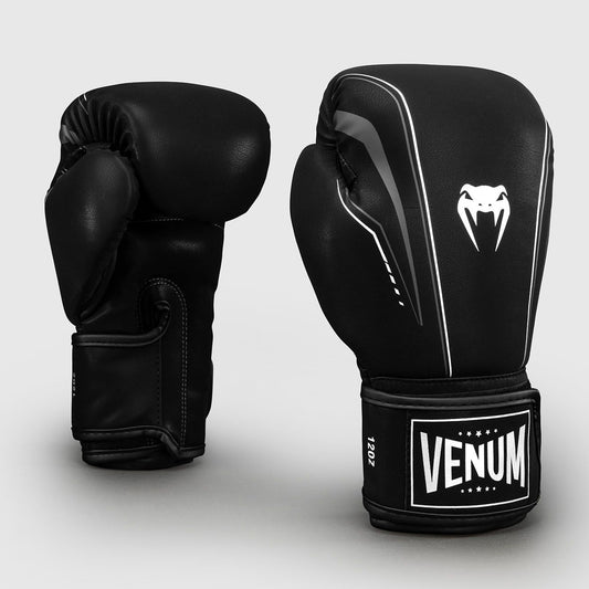 Venum Streamline Boxing Gloves Black/White - The Fight Club