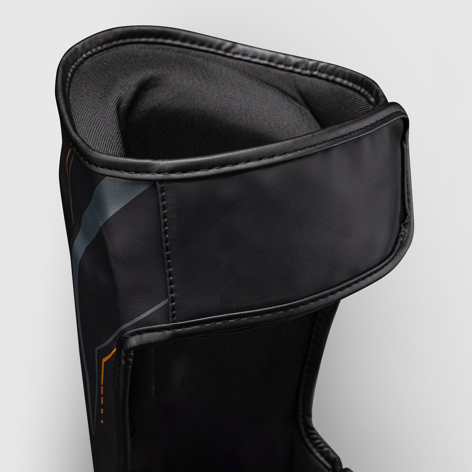 Venum Streamline Shin Guards Black/Gold - The Fight Club