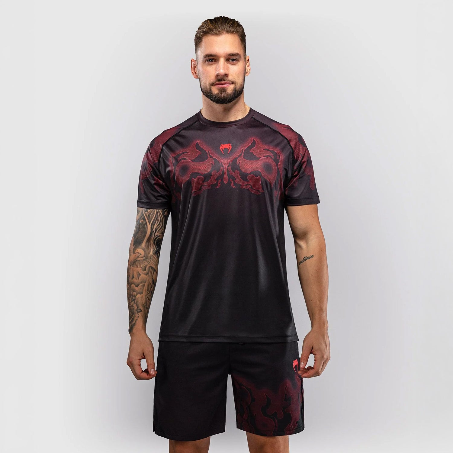 Venum Spectre Dry-Tech T-Shirt Black/Red - The Fight Club