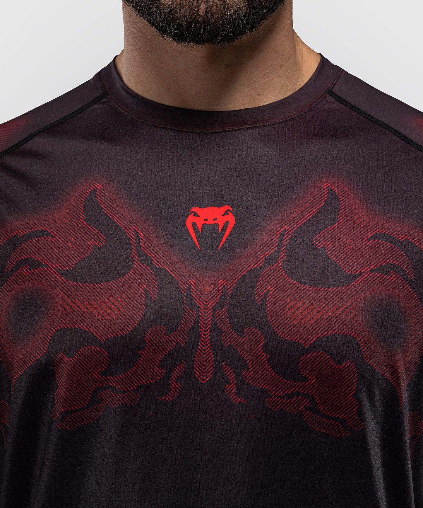 Venum Spectre Dry-Tech T-Shirt Black/Red - The Fight Club