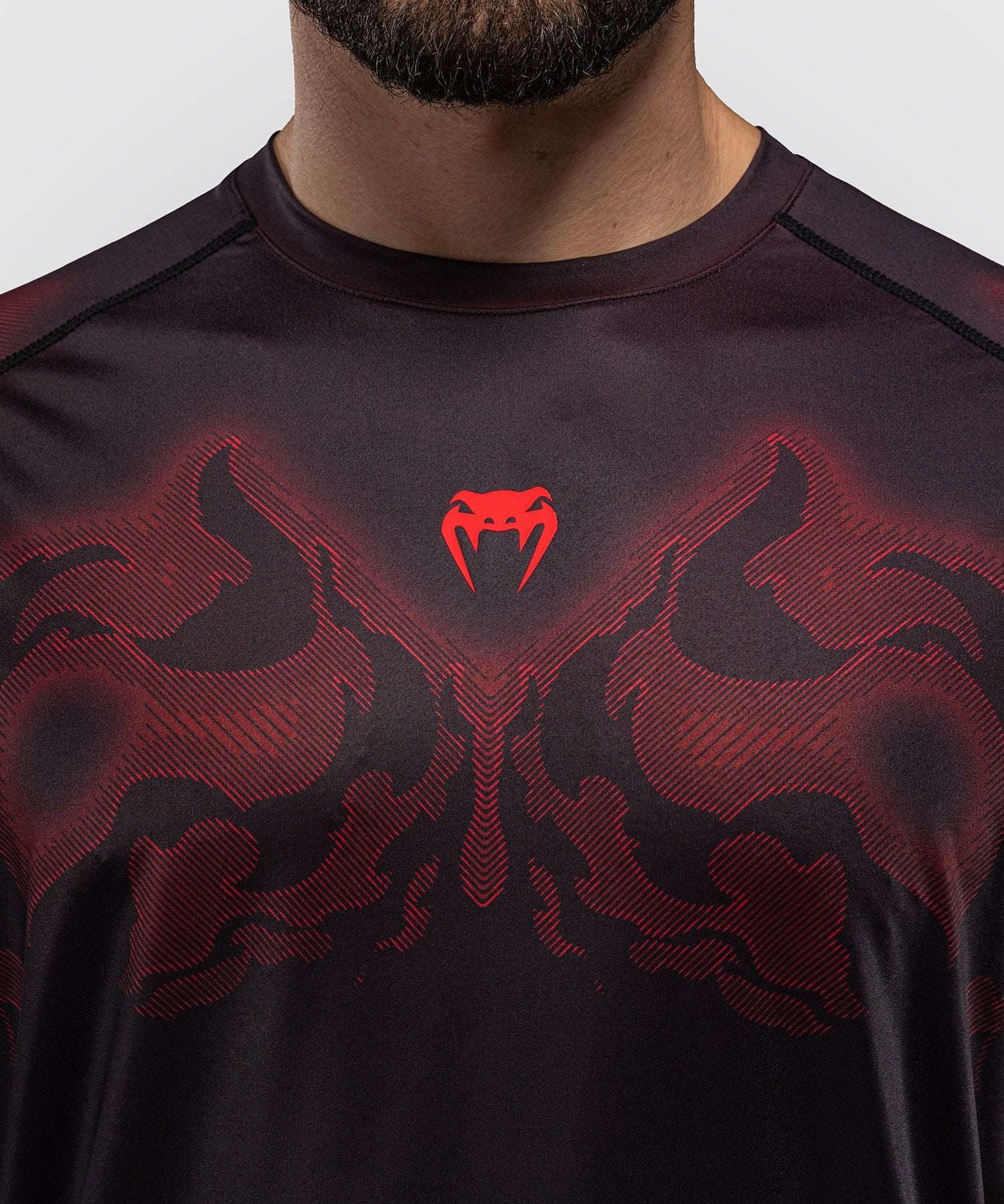 Venum Spectre Dry-Tech T-Shirt Black/Red - The Fight Club