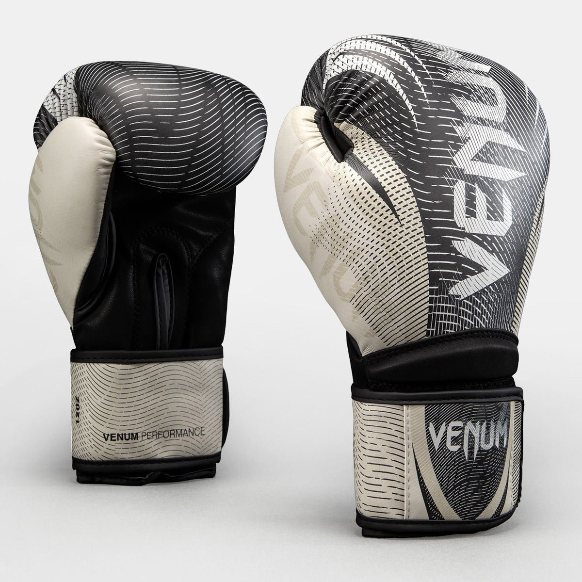 Venum Galactic 3.0 Boxing Gloves Off-White/Black - The Fight Club