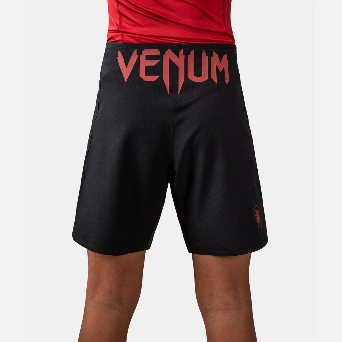 Venum Attack Kids Fight Shorts Black/Red - The Fight Club