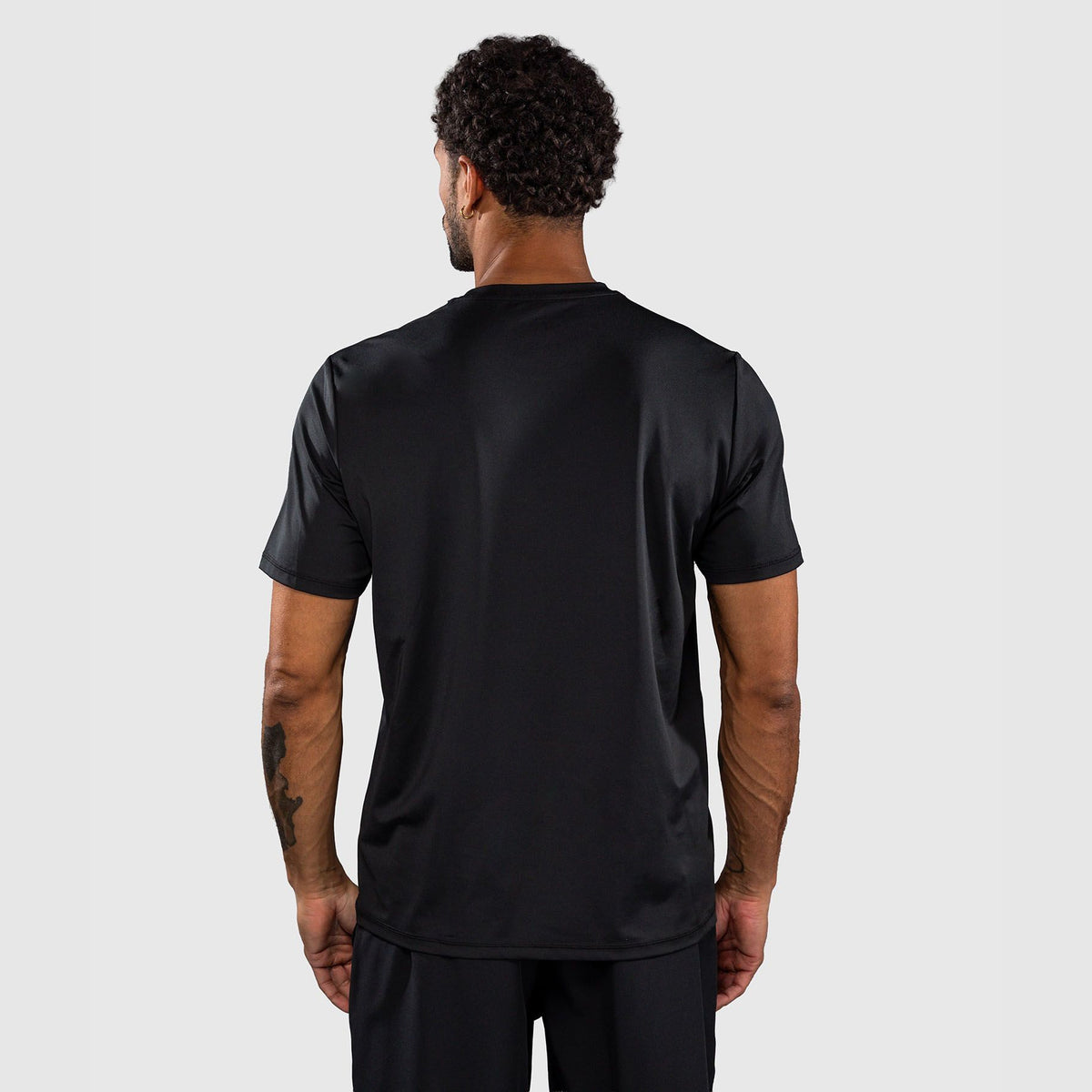 Venum Classic Dry Tech T-Shirt Black/Silver - The Fight Club