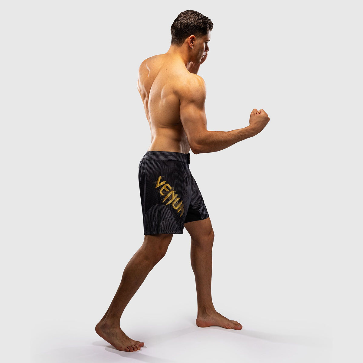 Venum Galactic 3.0 Fight Shorts Black/Gold - The Fight Club