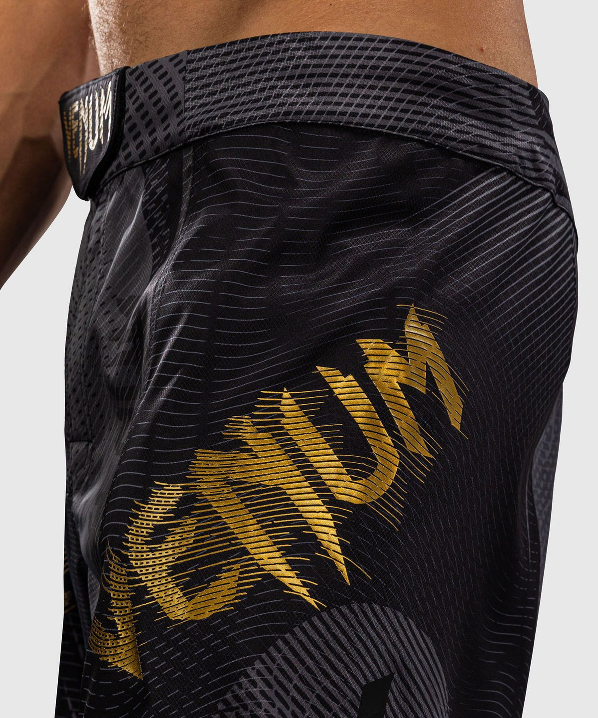Venum Galactic 3.0 Fight Shorts Black/Gold - The Fight Club