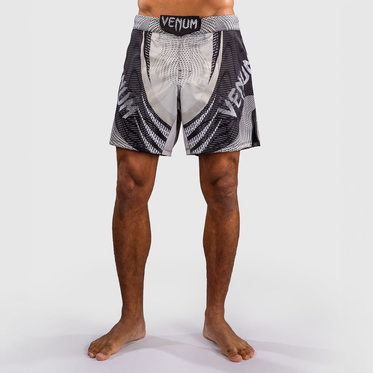 Venum Galactic 3.0 Fight Shorts Off-White/Black - The Fight Club