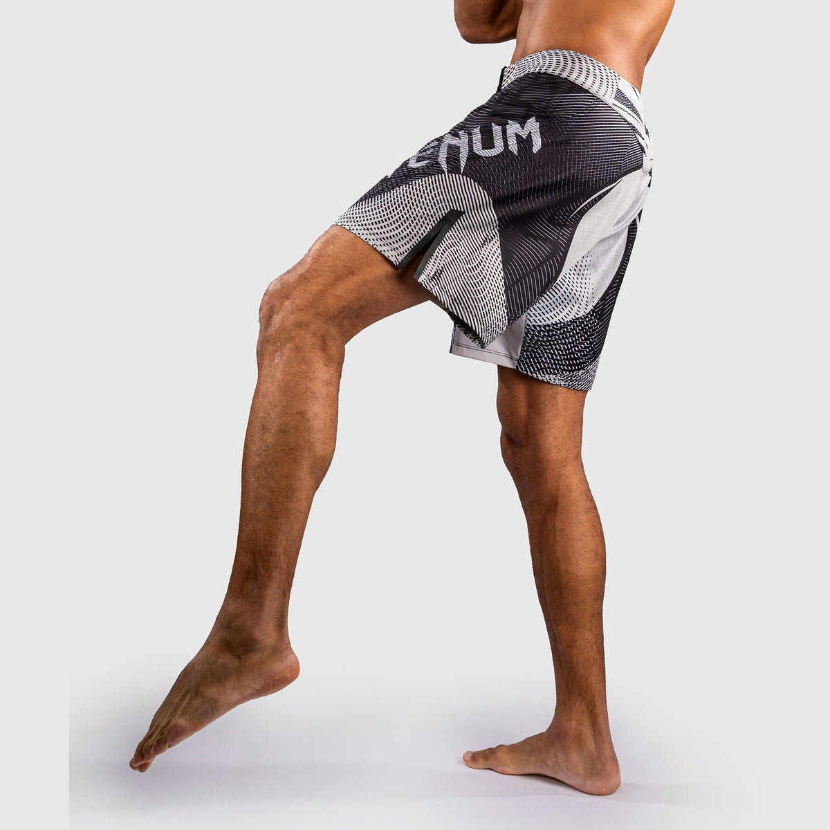 Venum Galactic 3.0 Fight Shorts Off-White/Black - The Fight Club