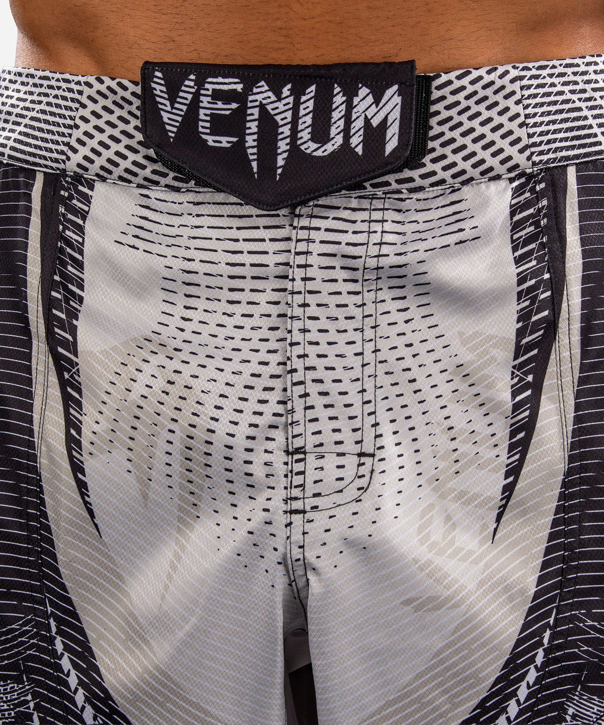 Venum Galactic 3.0 Fight Shorts Off-White/Black - The Fight Club