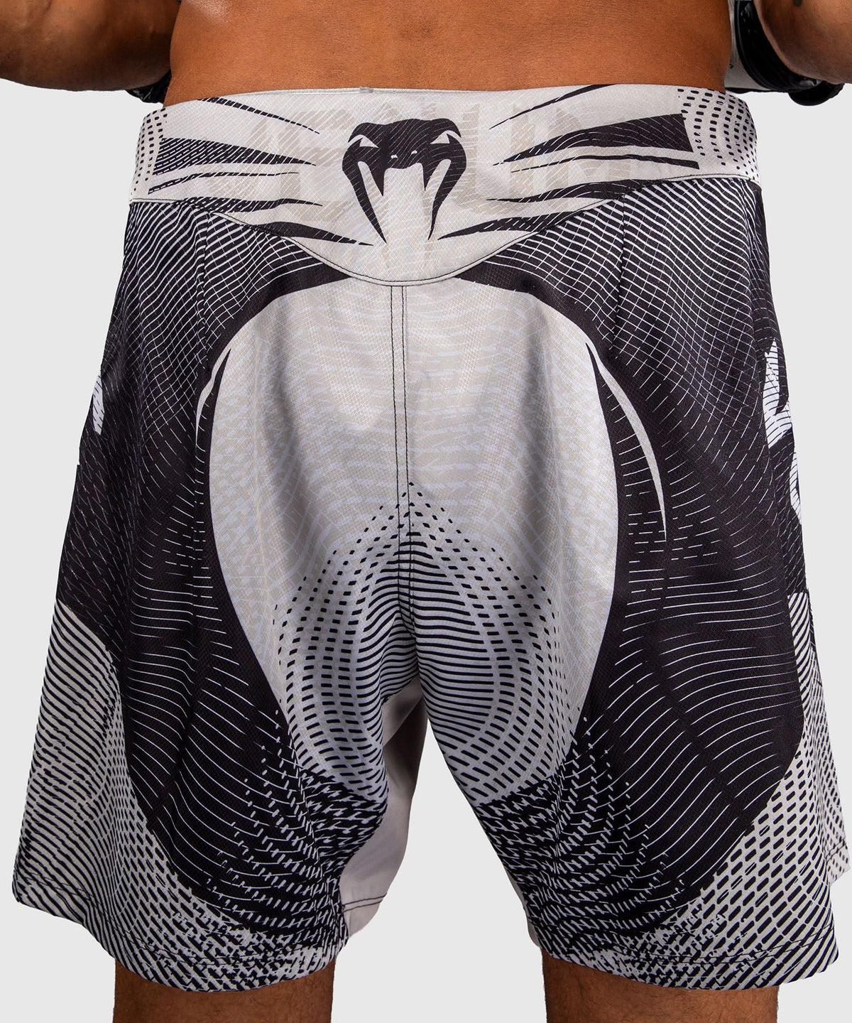 Venum Galactic 3.0 Fight Shorts Off-White/Black - The Fight Club
