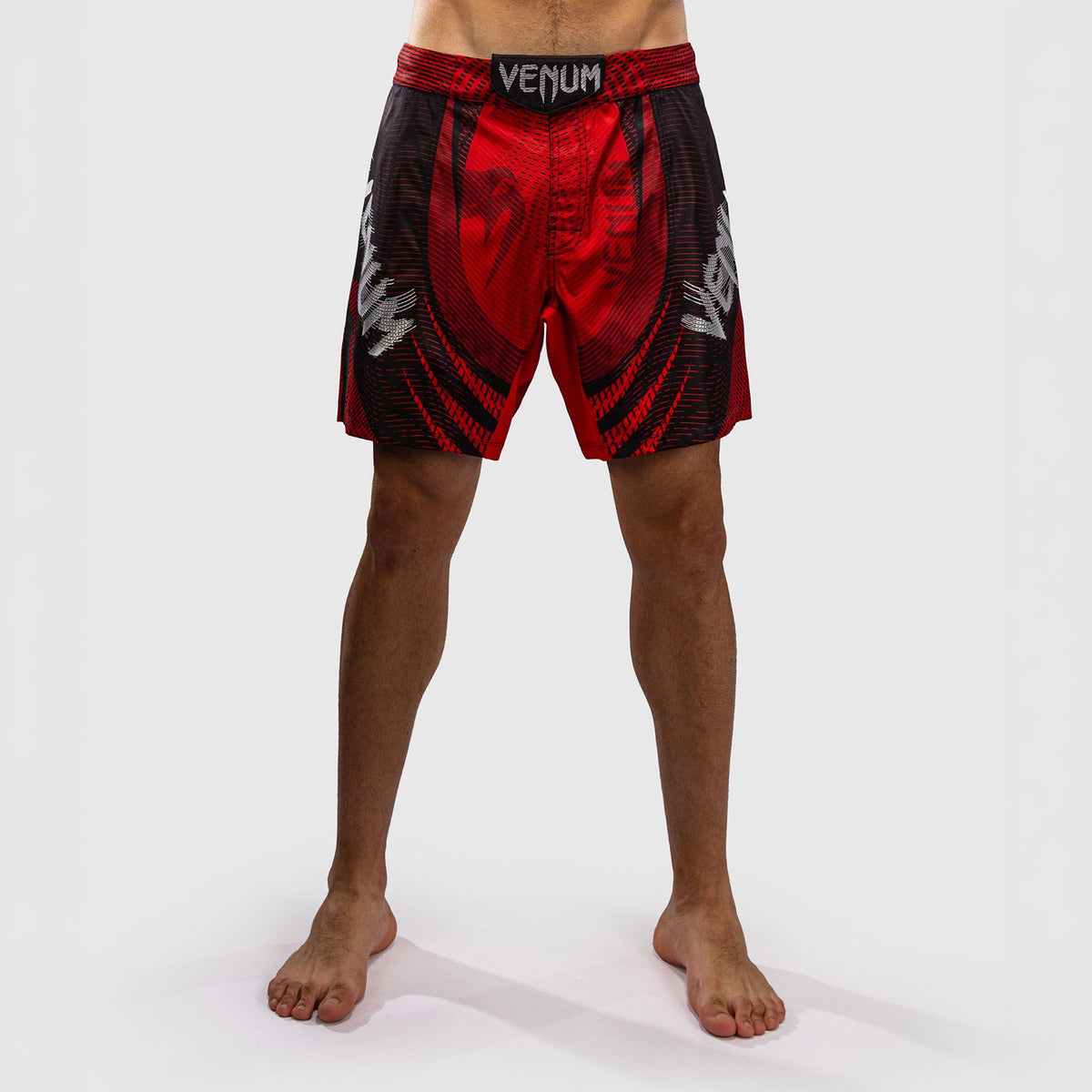 Venum Galactic 3.0 Fight Shorts Red/Silver - The Fight Club