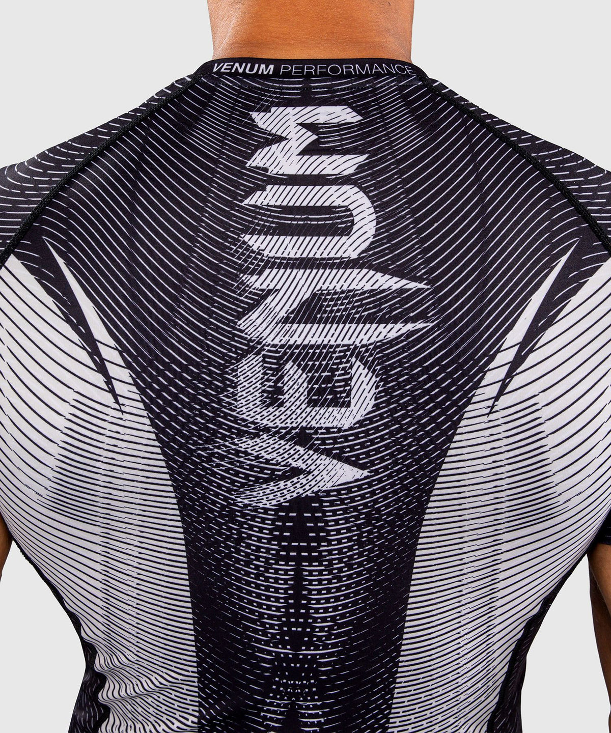 Venum Galactic 3.0 Short Sleeve Rash Guard Off-White/Black - The Fight Club