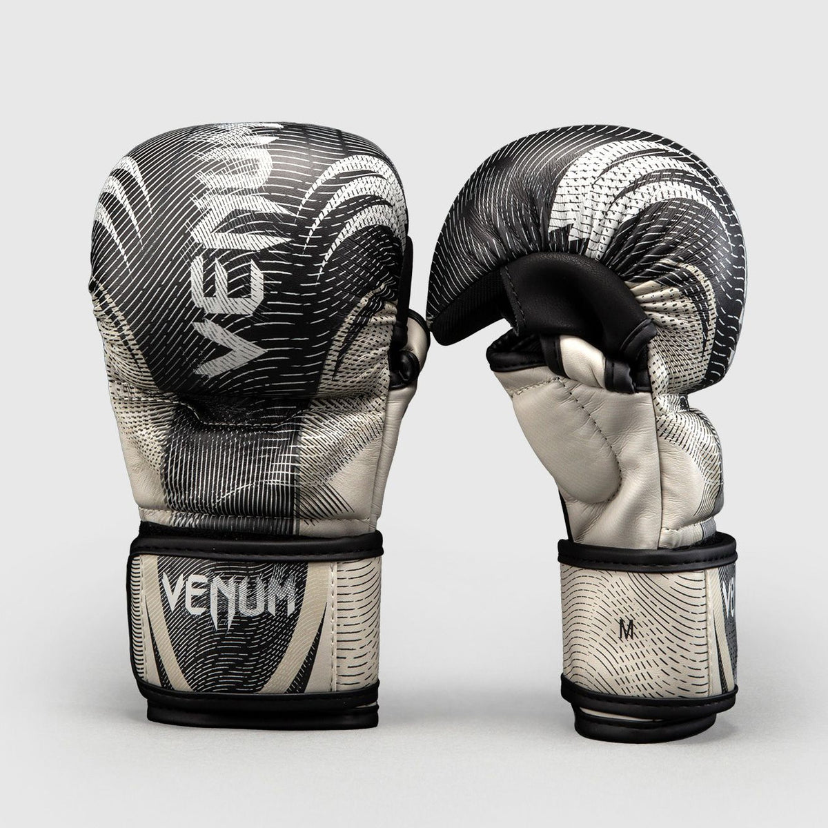 Venum Galactic 3.0 Sparring Gloves Off-White/Black - The Fight Club