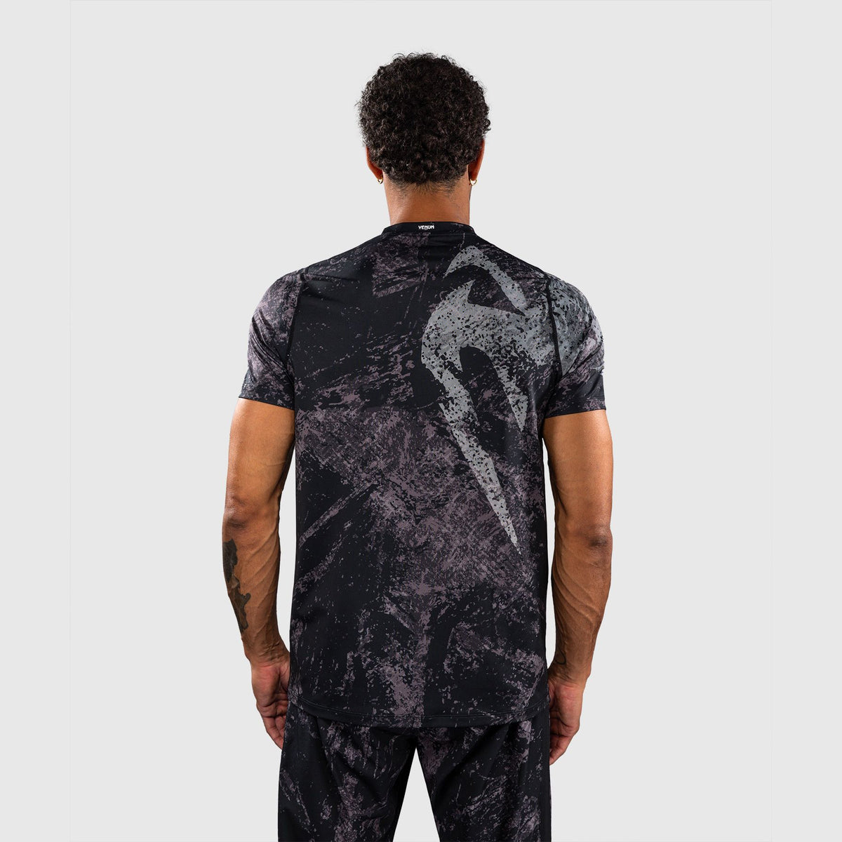 Venum Rage & Workout Dry Tech T-Shirt Black/Grey - The Fight Club