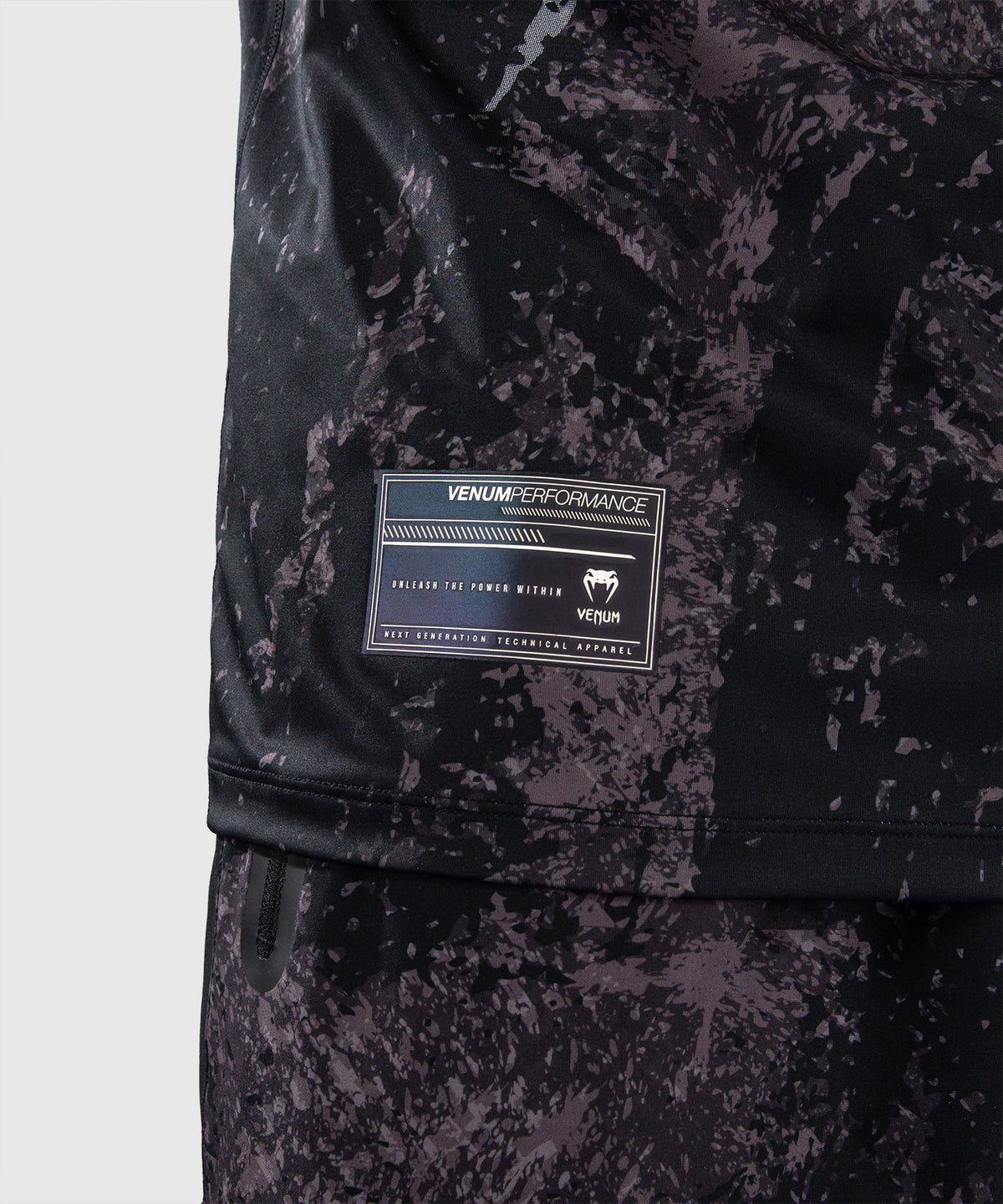 Venum Rage & Workout Dry Tech T-Shirt Black/Grey - The Fight Club