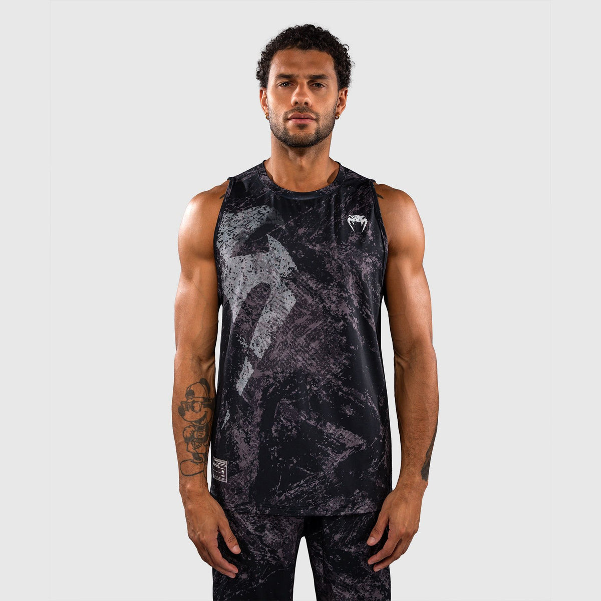 Venum Rage & Workout Dry Tech Tank Top Black/Grey - The Fight Club