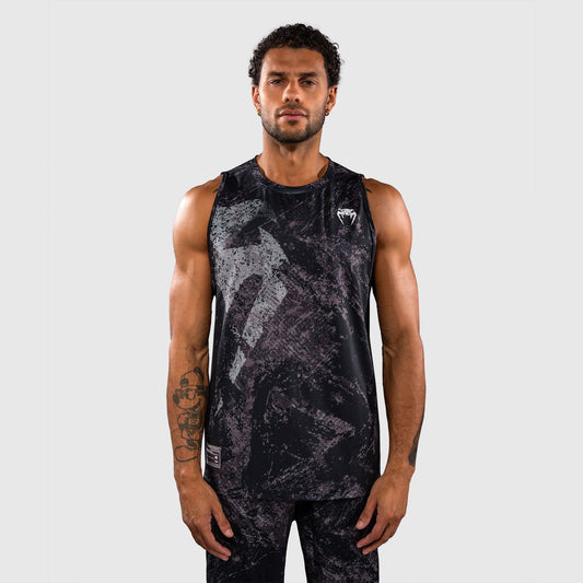Venum Rage & Workout Dry Tech Tank Top Black/Grey - The Fight Club
