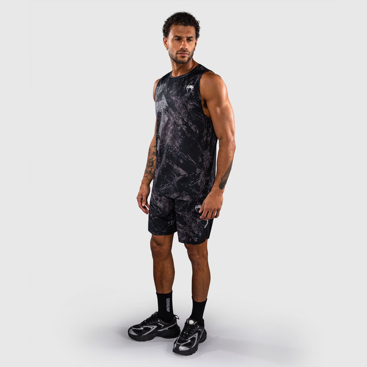 Venum Rage & Workout Dry Tech Tank Top Black/Grey - The Fight Club