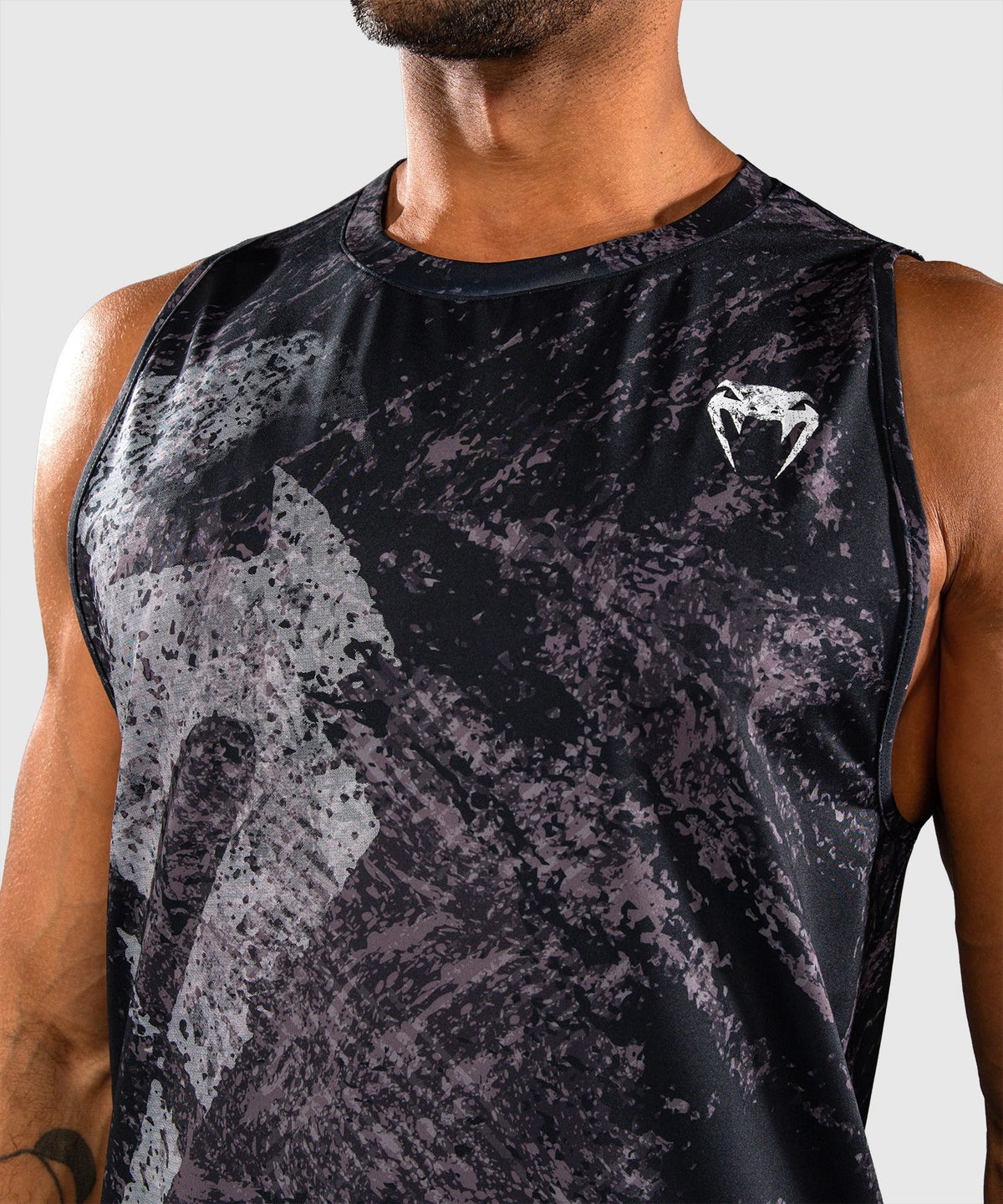 Venum Rage & Workout Dry Tech Tank Top Black/Grey - The Fight Club