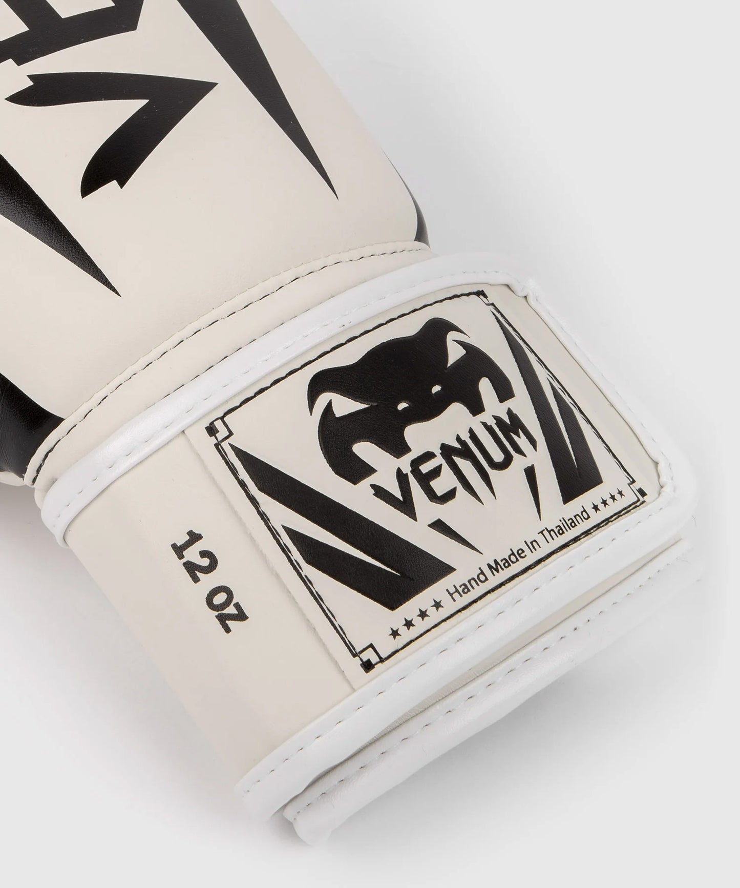 Venum Elite Boxing Gloves - White/Black - The Fight Club