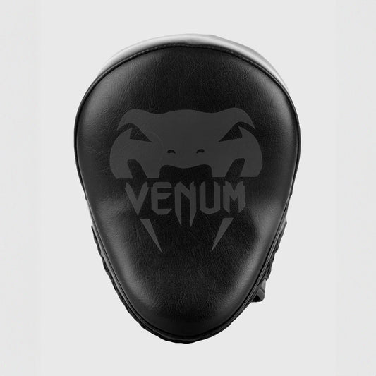 Venum Light Focus Mitts - Black/Black (Pair) - The Fight Club