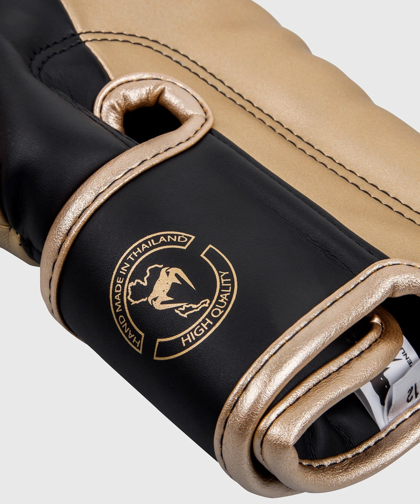 Venum Elite Boxing Gloves - Black/Gold - The Fight Club