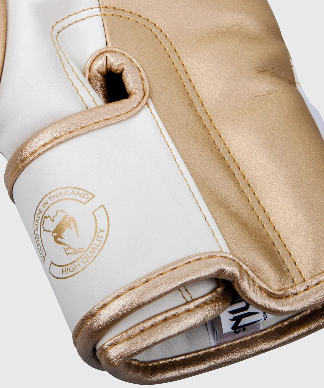 Venum Elite Boxing Gloves - White/Gold - The Fight Club