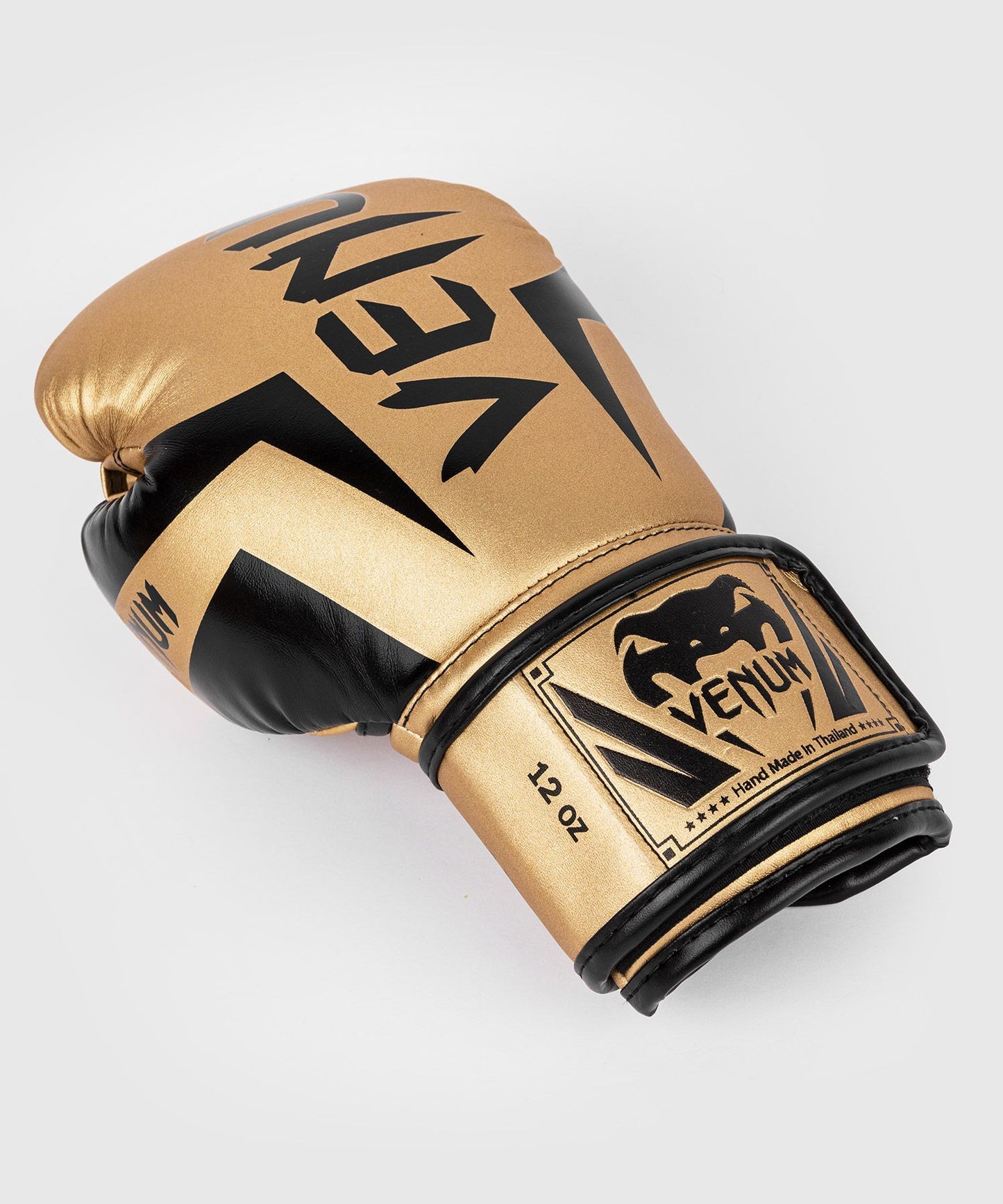 Venum Elite Boxing Gloves - Gold/Black - The Fight Club