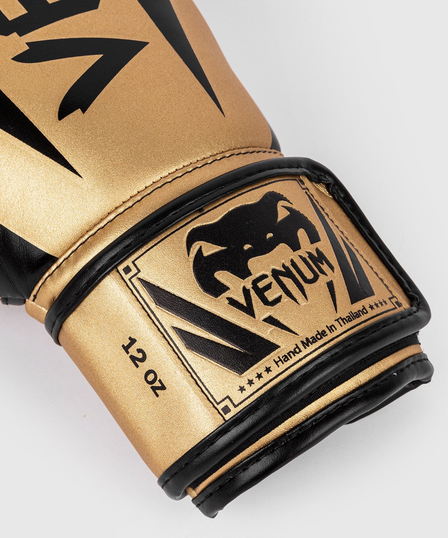 Venum Elite Boxing Gloves - Gold/Black - The Fight Club