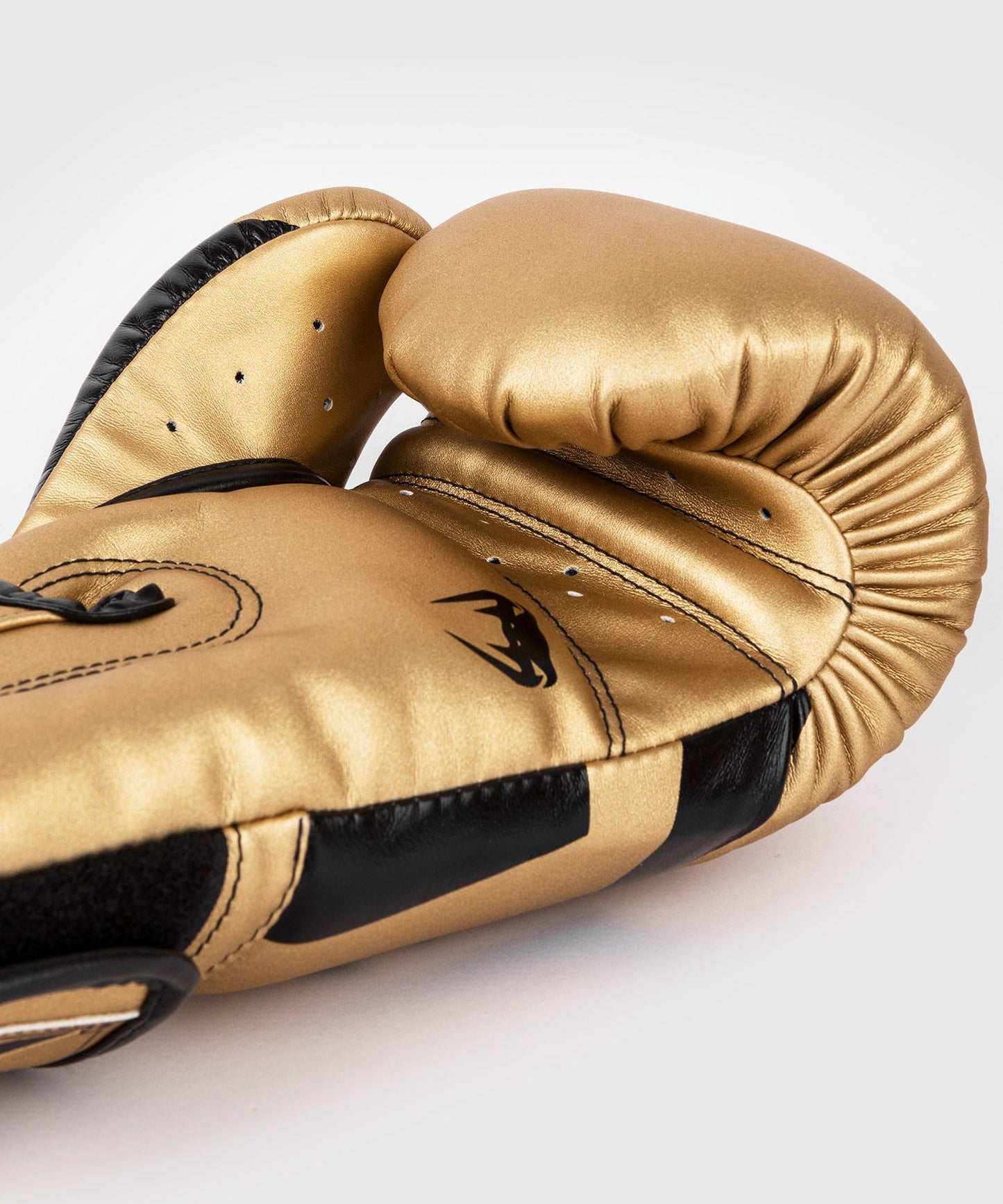 Venum Elite Boxing Gloves - Gold/Black - The Fight Club